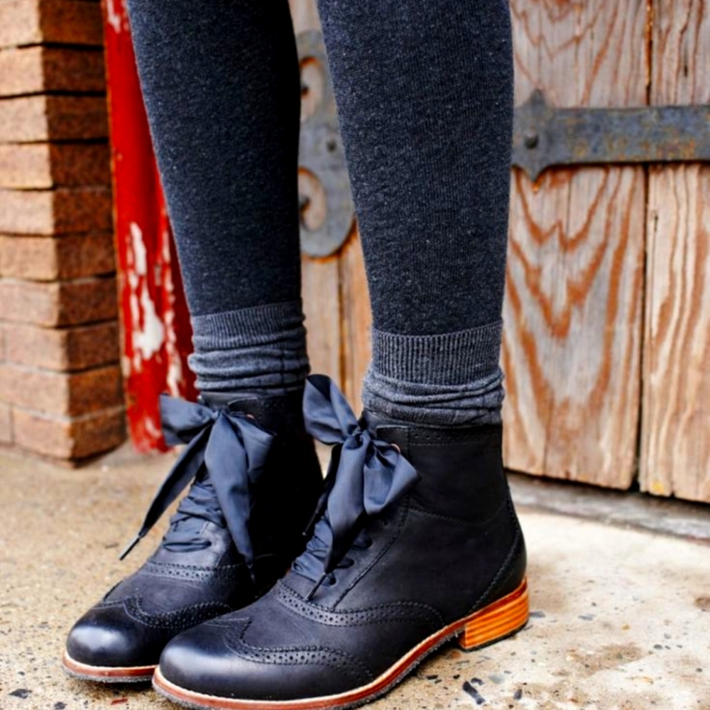 SEBAGO NEW Claremont Leather Lace Boot 6.5 37